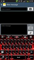 Red Hearts Keyboard captura de pantalla 1