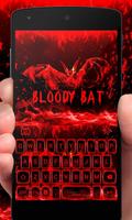 Bloody Bat GO Keyboard Theme Affiche