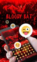 Bloody Bat GO Keyboard Theme capture d'écran 1
