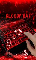 Bloody Bat GO Keyboard Theme capture d'écran 2