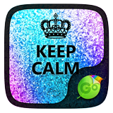 Keep Calm GO Keyboard theme Zeichen