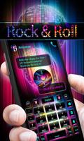 Rock & Roll GO Keyboard Theme imagem de tela 3