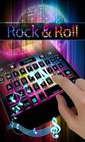 Rock & Roll GO Keyboard Theme скриншот 2