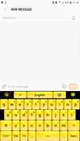 Yellow Keyboard تصوير الشاشة 3