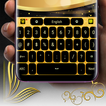 Black and gold keyboard theme
