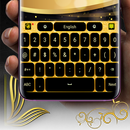 Black and gold keyboard theme APK