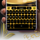Black and gold keyboard theme иконка