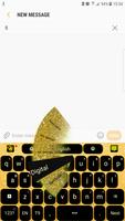 Black and gold keyboard theme capture d'écran 2