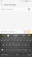 Grey Metal Keyboard poster