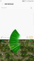 برنامه‌نما Green Military Keyboard عکس از صفحه