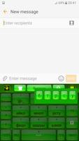 Зеленый Клавиатура скриншот 2