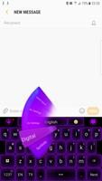 برنامه‌نما Neon Purple Keyboard عکس از صفحه