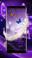 Purple Butterfly Keyboard تصوير الشاشة 2