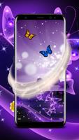 Purple Butterfly Keyboard تصوير الشاشة 3