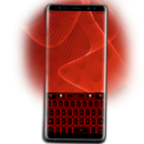 Неоновая красная клавиатура APK
