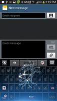 Zodiac Cancer Go Keyboard tema screenshot 2