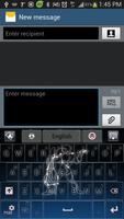 Zodiac Aquarius Go Keyboard اسکرین شاٹ 1