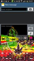 Weed Reggae GO Keyboard captura de pantalla 3