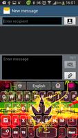 Weed Reggae GO Keyboard captura de pantalla 2