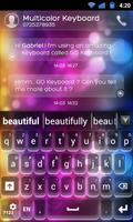 GO Keyboard Multicolor Theme screenshot 3
