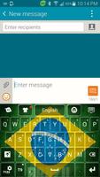 Brazil Keyboard plakat