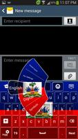 Haiti Flag Keyboard Ekran Görüntüsü 1