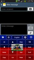 Haiti Flag Keyboard screenshot 2