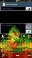 Rasta Weed Keyboard تصوير الشاشة 1