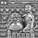 Silver Lucky Charm Go Keyboard APK