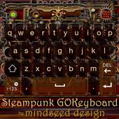 Steampunk GO Keyboard Theme icono