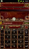 Steampunk GO Keyboard Theme 截图 1