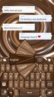 chocolat clavier Affiche