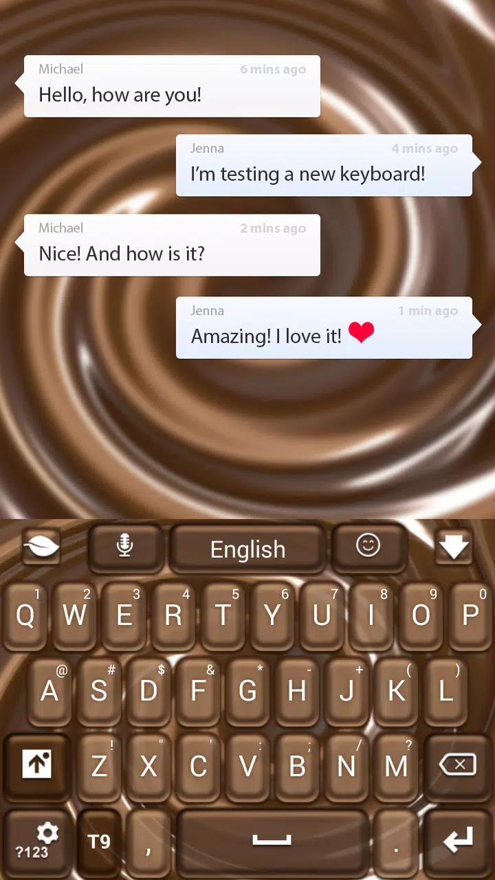 Schokoladen-Tastatur für Android - APK herunterladen