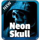 Neon Skull Keyboard icon