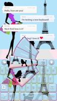 Paris Fashion Keyboard poster