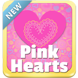 Pink Hearts Keyboard icône