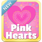 Pink Hearts Keyboard আইকন