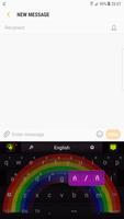 Rainbow Colors Keyboard स्क्रीनशॉट 1