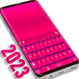 Keyboard Color Pink Theme