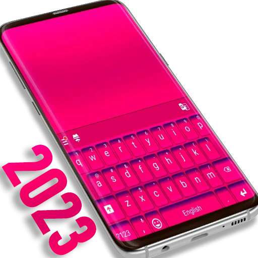 Tastatur-Farben-Rosa-Thema
