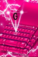Keyboard Color Pink Theme screenshot 3