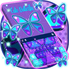 Cute Butterfly Keyboard APK Herunterladen