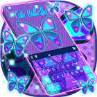 Leuk vlindertoetsenbord-icoon