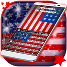 American Flag Keyboard Theme ไอคอน