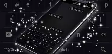 Schwarze Art-Tastatur