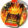 Flamesアニメーションキーボードテーマ