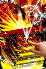Скачать Flames Animated Keyboard Theme APK