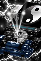 Yin Yang-toetsenbord-poster