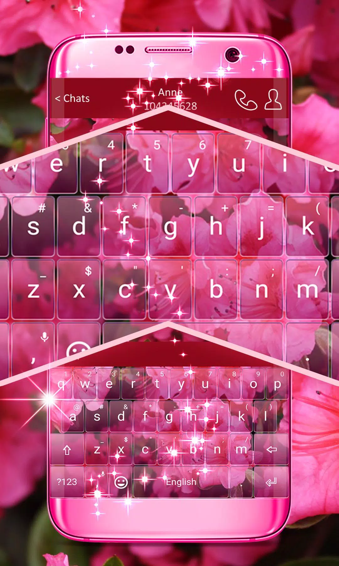 Descarga de APK de Teclado de flores rosadas para Android