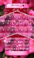 Roze bloemen toetsenbord screenshot 2